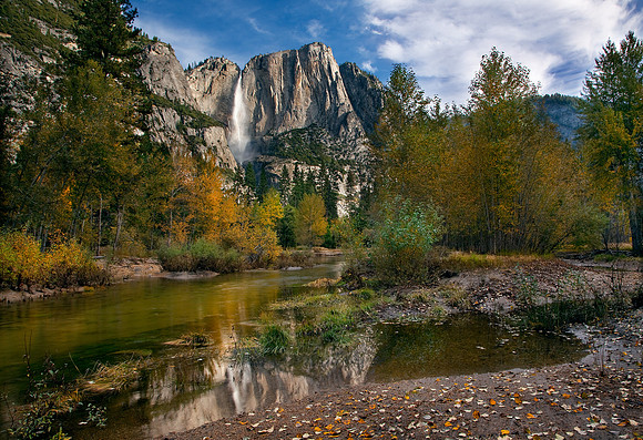 Upper Yosemite Falls - Fall Color